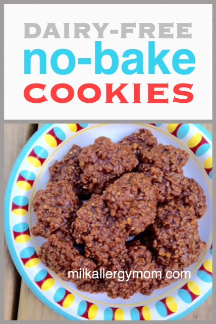 Dairy Free No Bake Cookies
 Milk Allergy Mom USA E Cloth Retailer