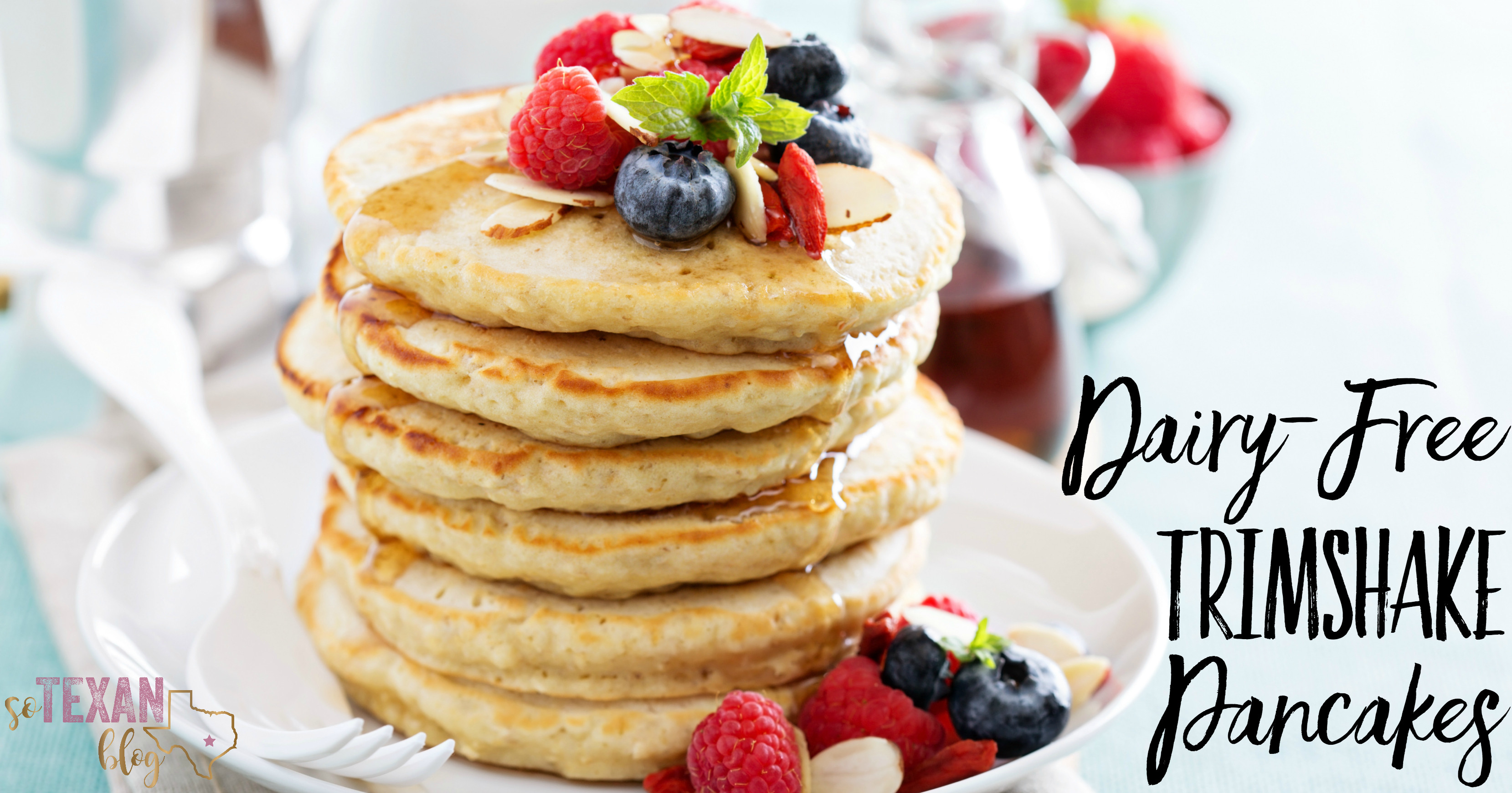 Dairy Free Pancakes
 Dairy Free Buttermilk TrimShake Pancakes without the