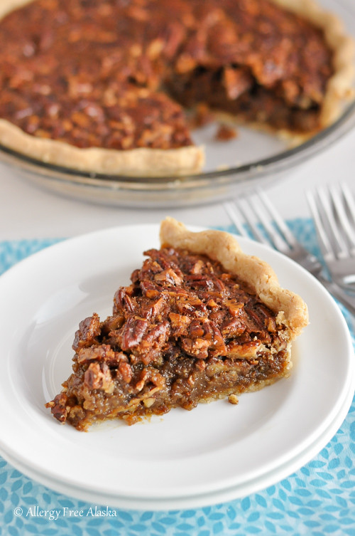 Dairy Free Pecan Pie
 Gluten Free Pecan Pie Corn Syrup Free Refined Sugar Free