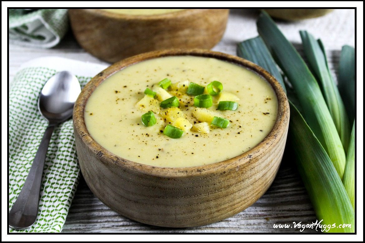 Dairy Free Potato Leek Soup
 Creamy Vegan Potato Leek Soup