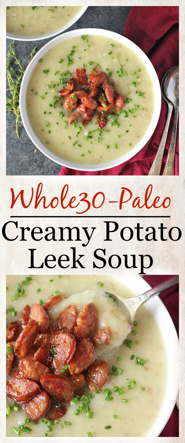 Dairy Free Potato Leek Soup
 potato leek soup no dairy recipe