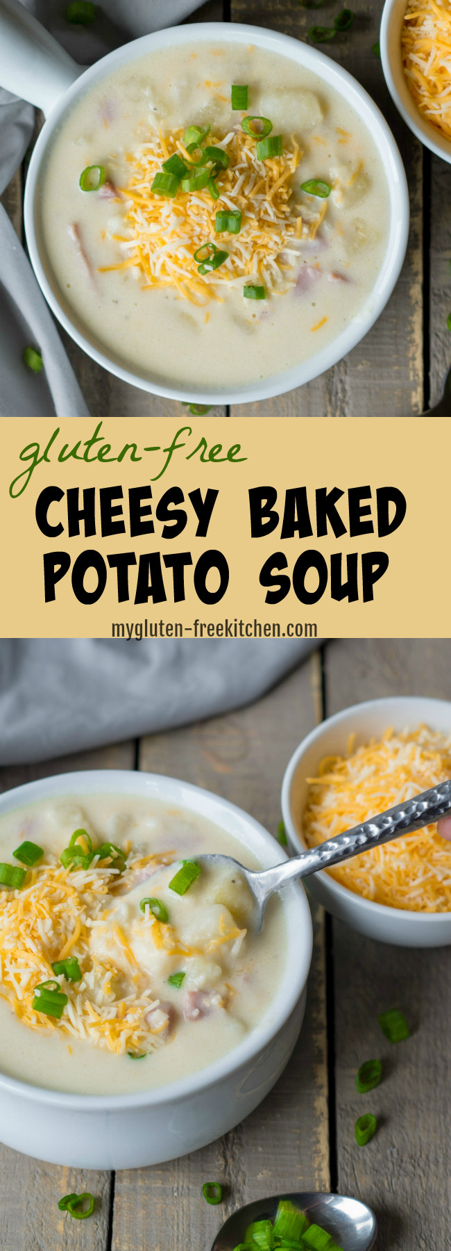 Dairy Free Potato Soup Recipe
 Gluten free Cheesy Baked Potato Soup