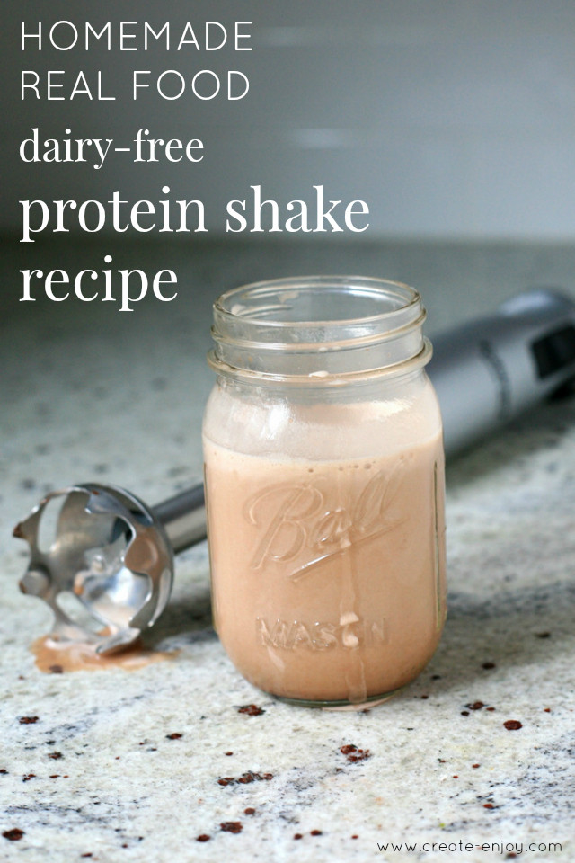 Dairy Free Protein Shake Recipes
 Homemade real food dairy free protein shake recipe