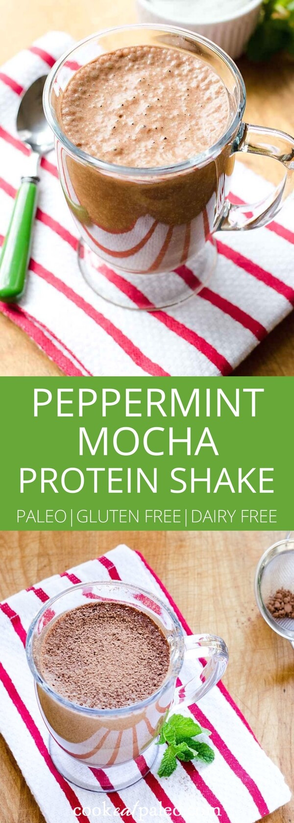 Dairy Free Protein Shake Recipes
 Peppermint Mocha Protein Shake
