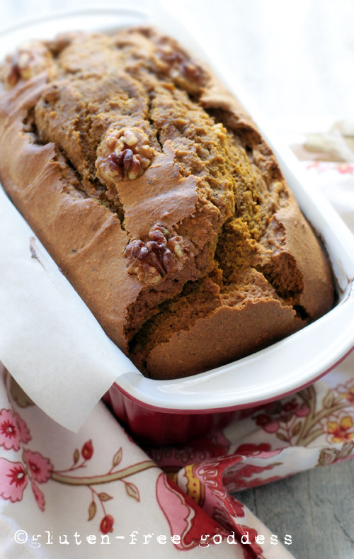 Dairy Free Pumpkin Bread
 Gluten Free Goddess Recipes Best Gluten Free Pumpkin