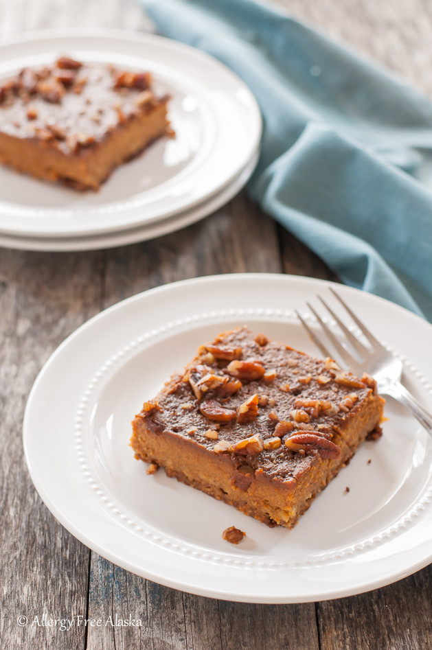 Dairy Free Pumpkin Pie Recipe
 Gluten Free Dairy Free Pumpkin Pie Bars Allergy Free Alaska