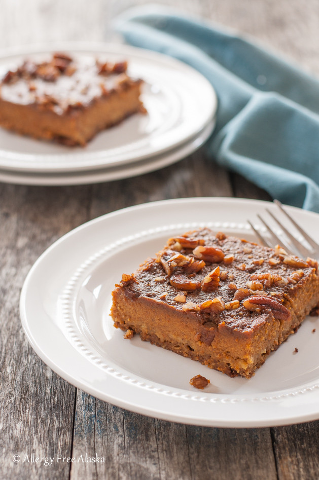 Dairy Free Pumpkin Pie Recipe
 Gluten Free Dairy Free Pumpkin Pie Bars Allergy Free Alaska