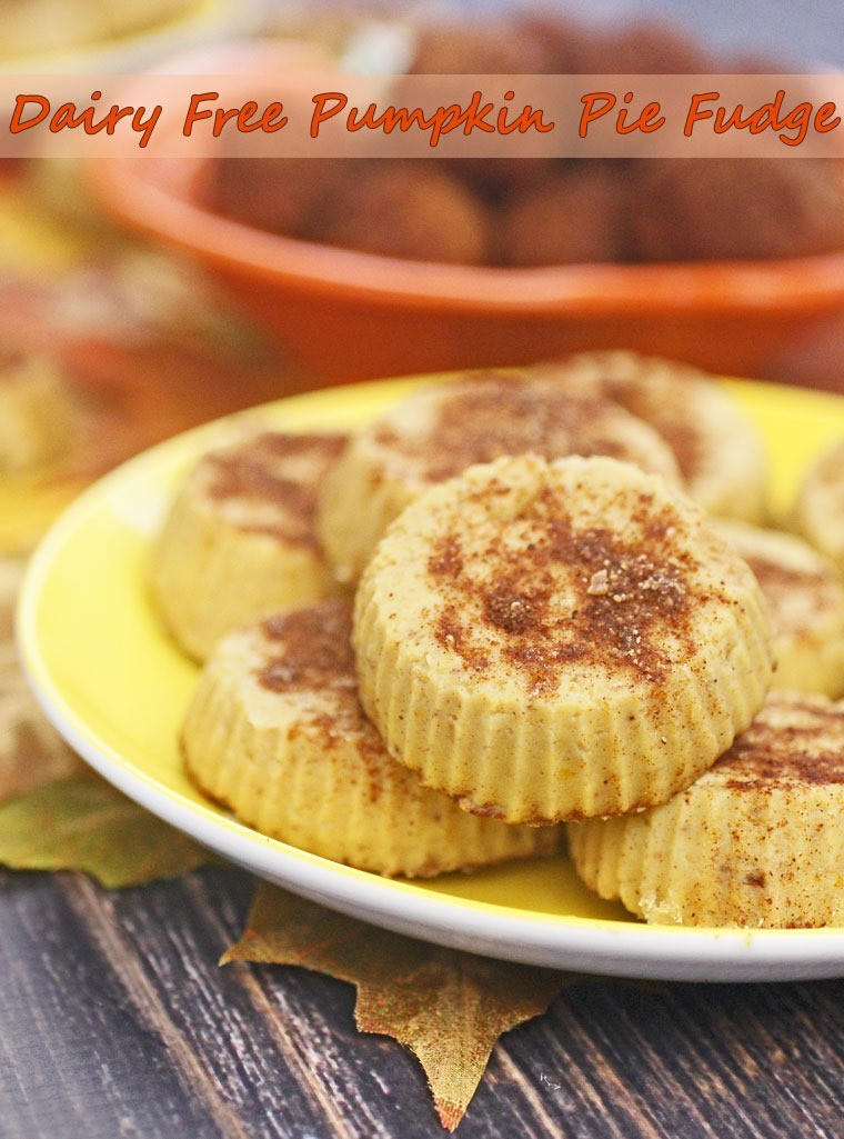 Dairy Free Pumpkin Pie
 Dairy Free Pumpkin Pie Fudge