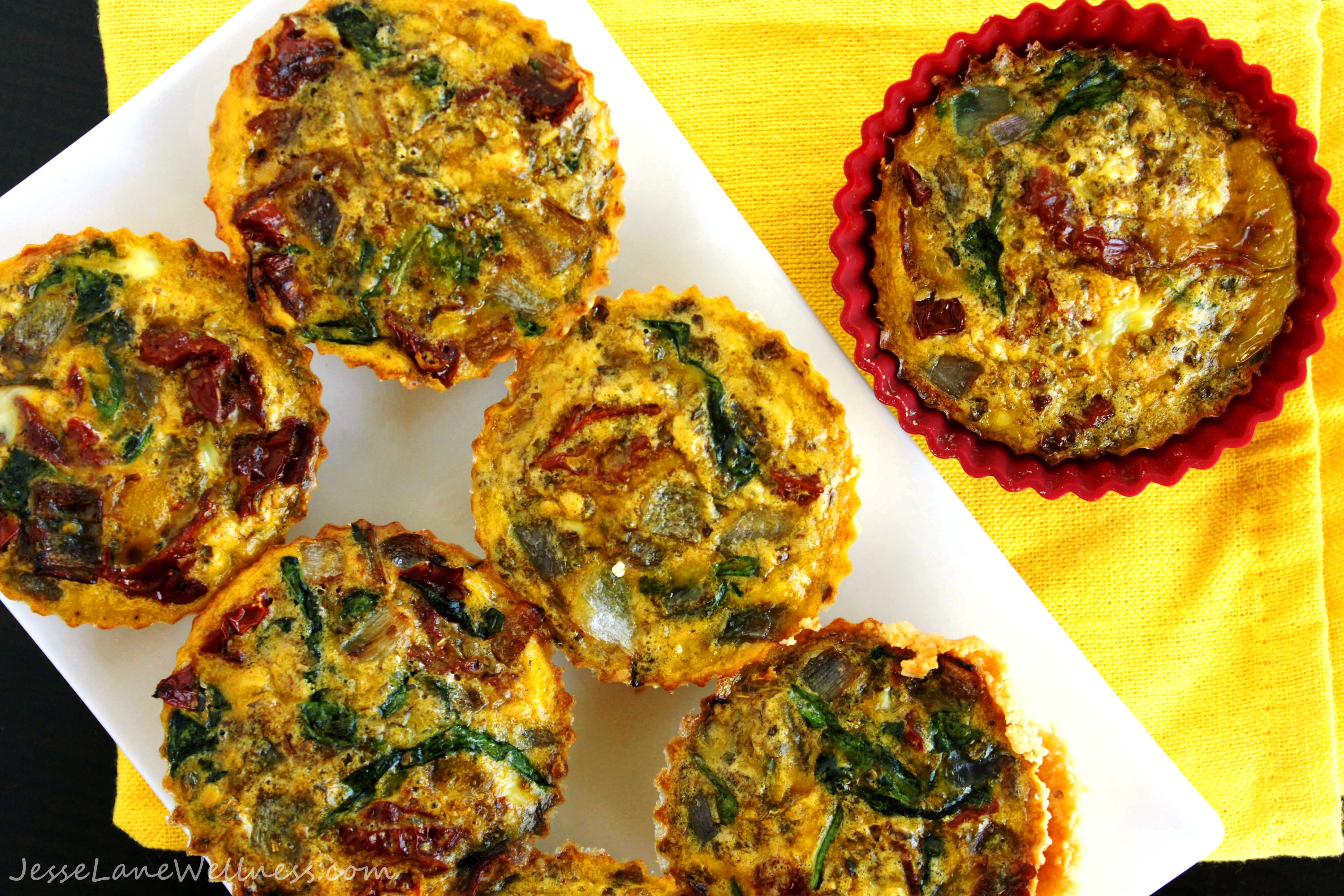 Dairy Free Quiche Recipes
 Mini Mediterranean Gluten Free Quiche paleo by Jesse