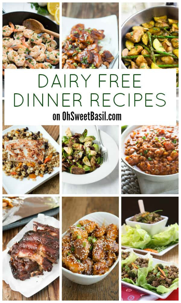 Dairy Free Recipes For Dinner
 Dairy Free Dinner Recipes Oh Sweet Basil
