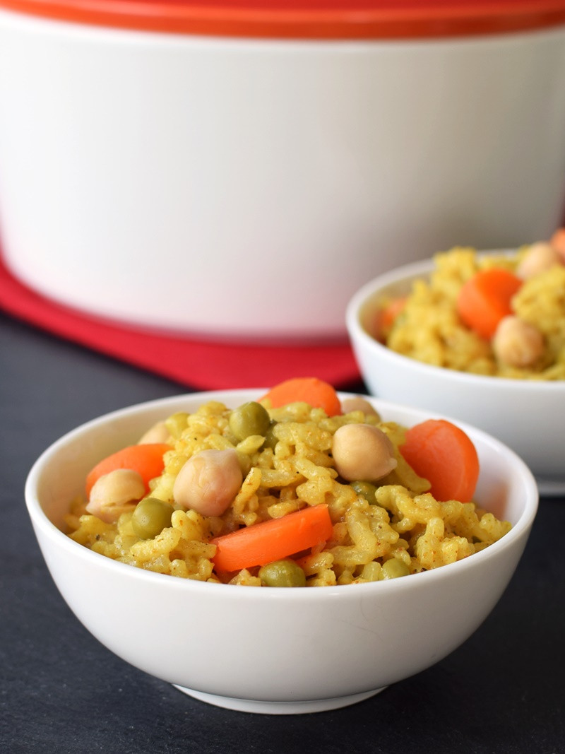 Dairy Free Risotto
 Vegan Baked Curry Risotto e Pot No Stir Pantry Recipe