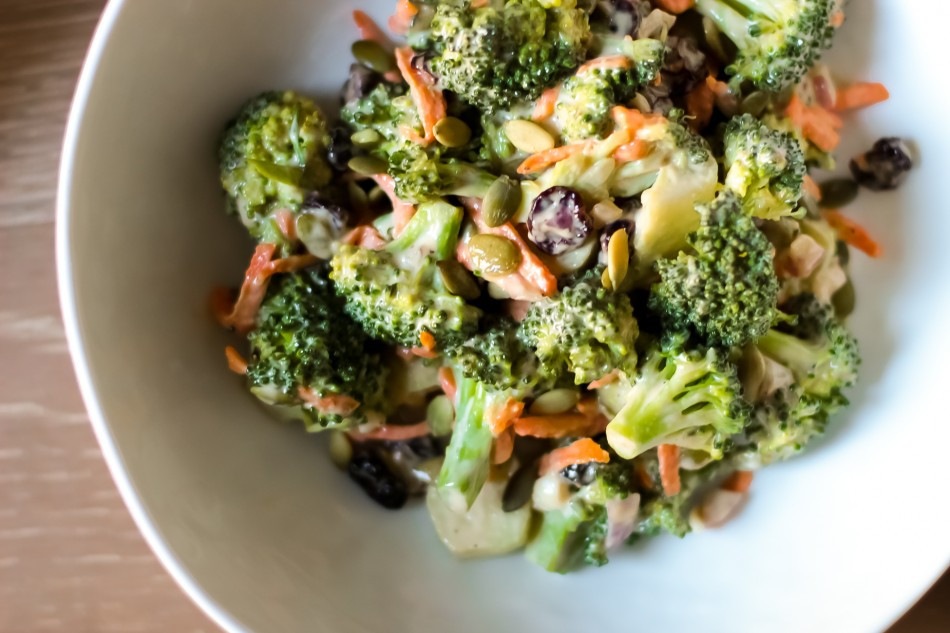 Dairy Free Salad Dressing Recipes
 Broccoli salad with Tahini Honey Dressing gluten free