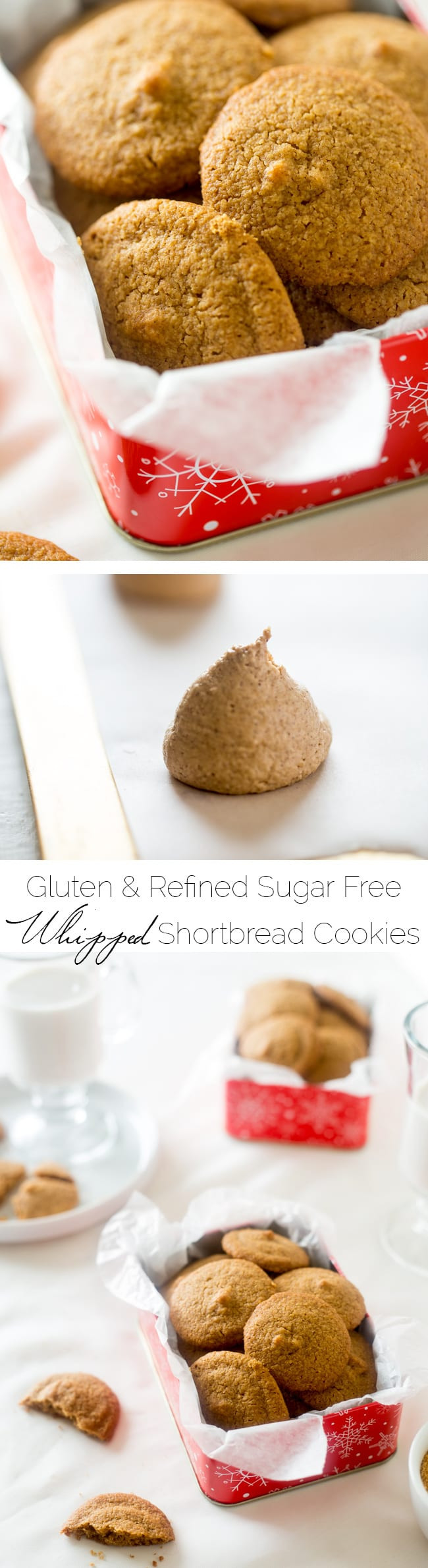 Dairy Free Shortbread Cookies
 Whipped Gluten Free Shortbread Cookies