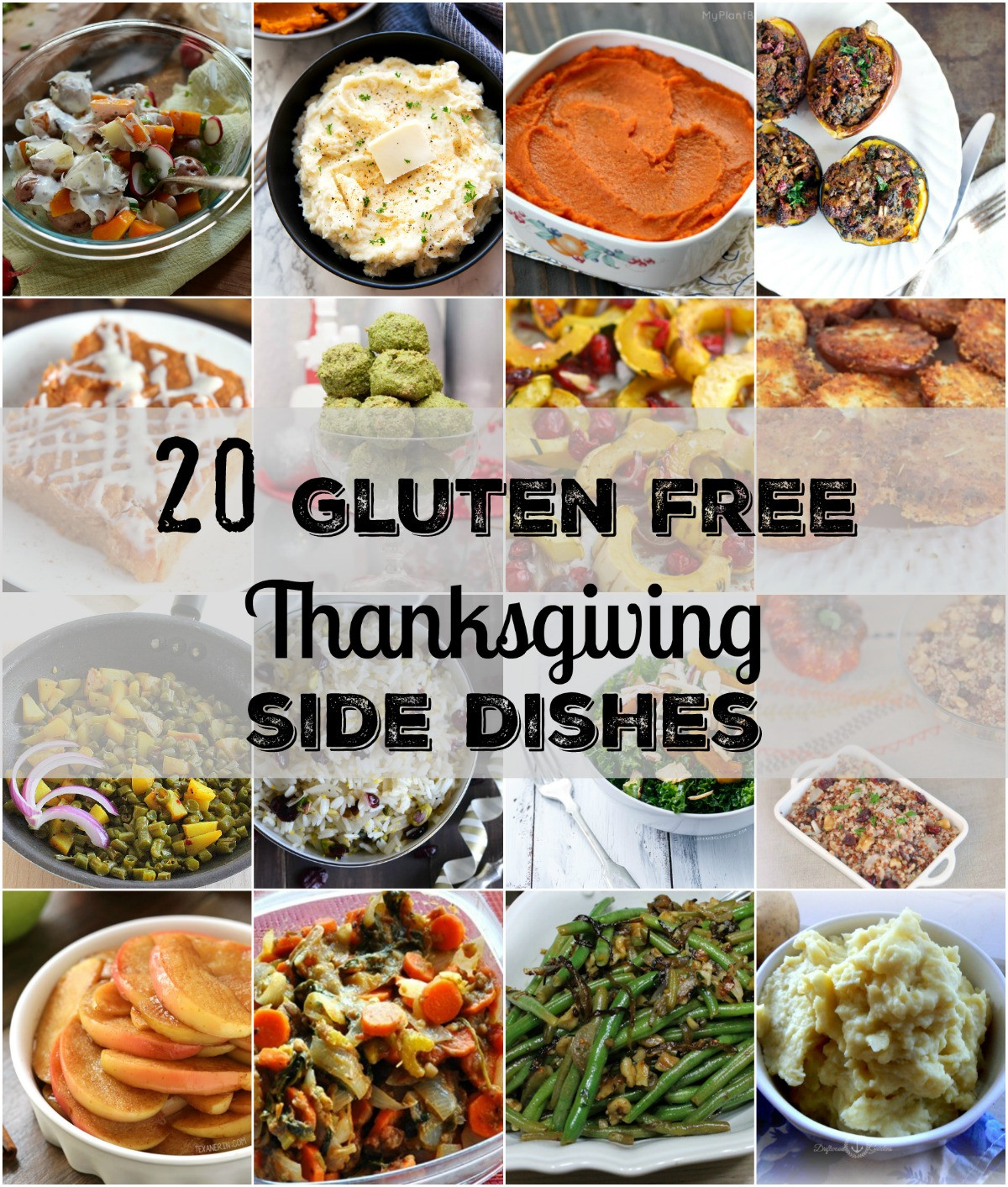 Dairy Free Side Dishes
 20 Gluten Free Thanksgiving Side Dishes