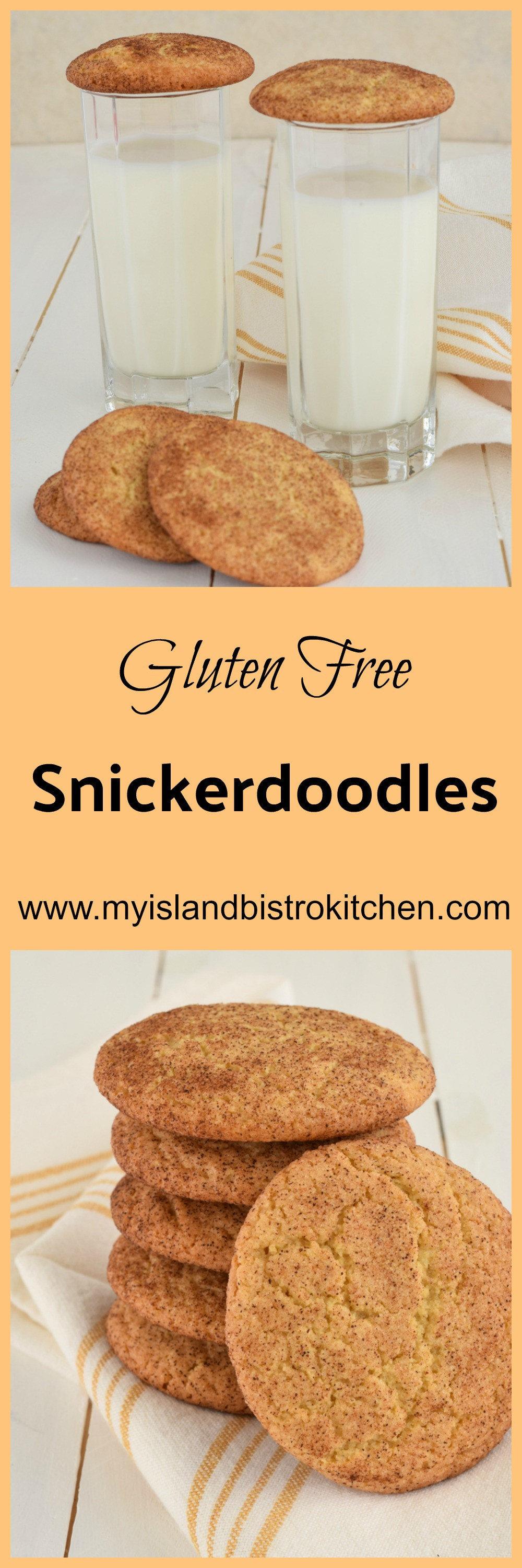 Dairy Free Snickerdoodles
 Gluten Free Snickerdoodle Cookie Recipe My Island Bistro
