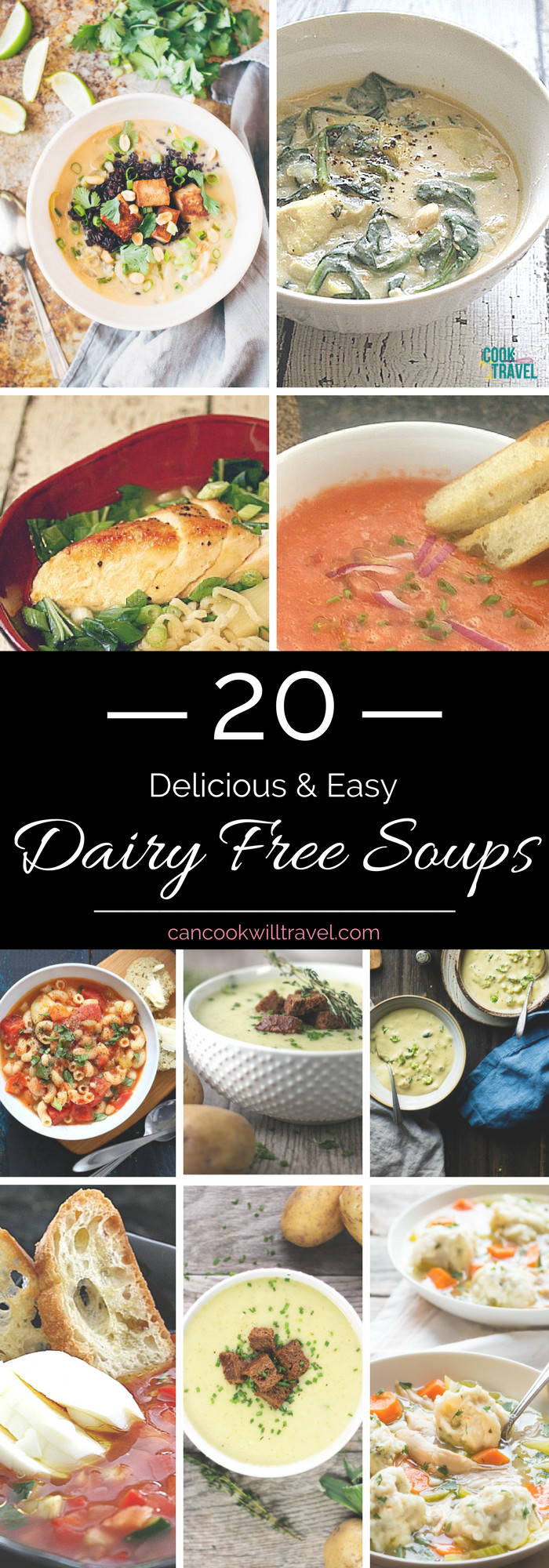 Dairy Free Soup Recipes
 20 Dairy Free Soup Recipes You ll Love Can Cook Will