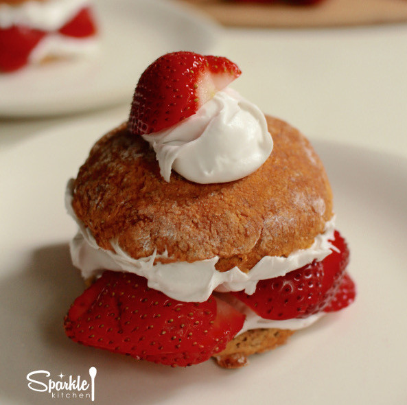 Dairy Free Strawberry Shortcake
 Strawberry Shortcake Gluten free & Dairy free Sparkle