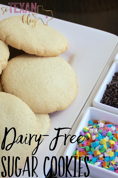 Dairy Free Sugar Cookies
 Dairy Free Sugar Cookies soTEXANblog