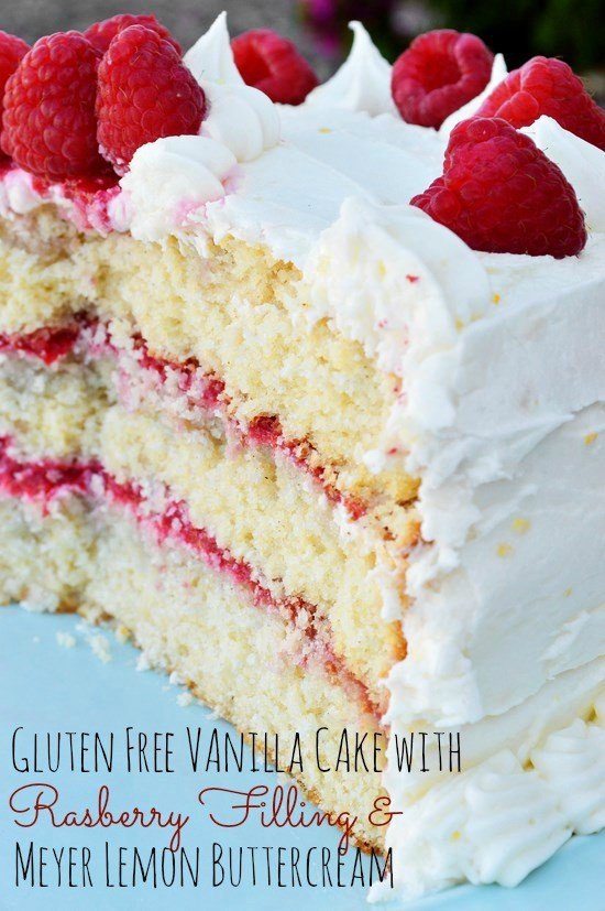 Dairy Free Vanilla Cake Recipe
 Gluten Free Vanilla Cake with Raspberry Filling and Meyer