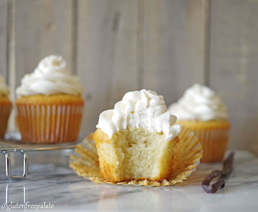 Dairy Free Vanilla Cupcakes
 Gluten Free Vanilla Bean Cupcakes