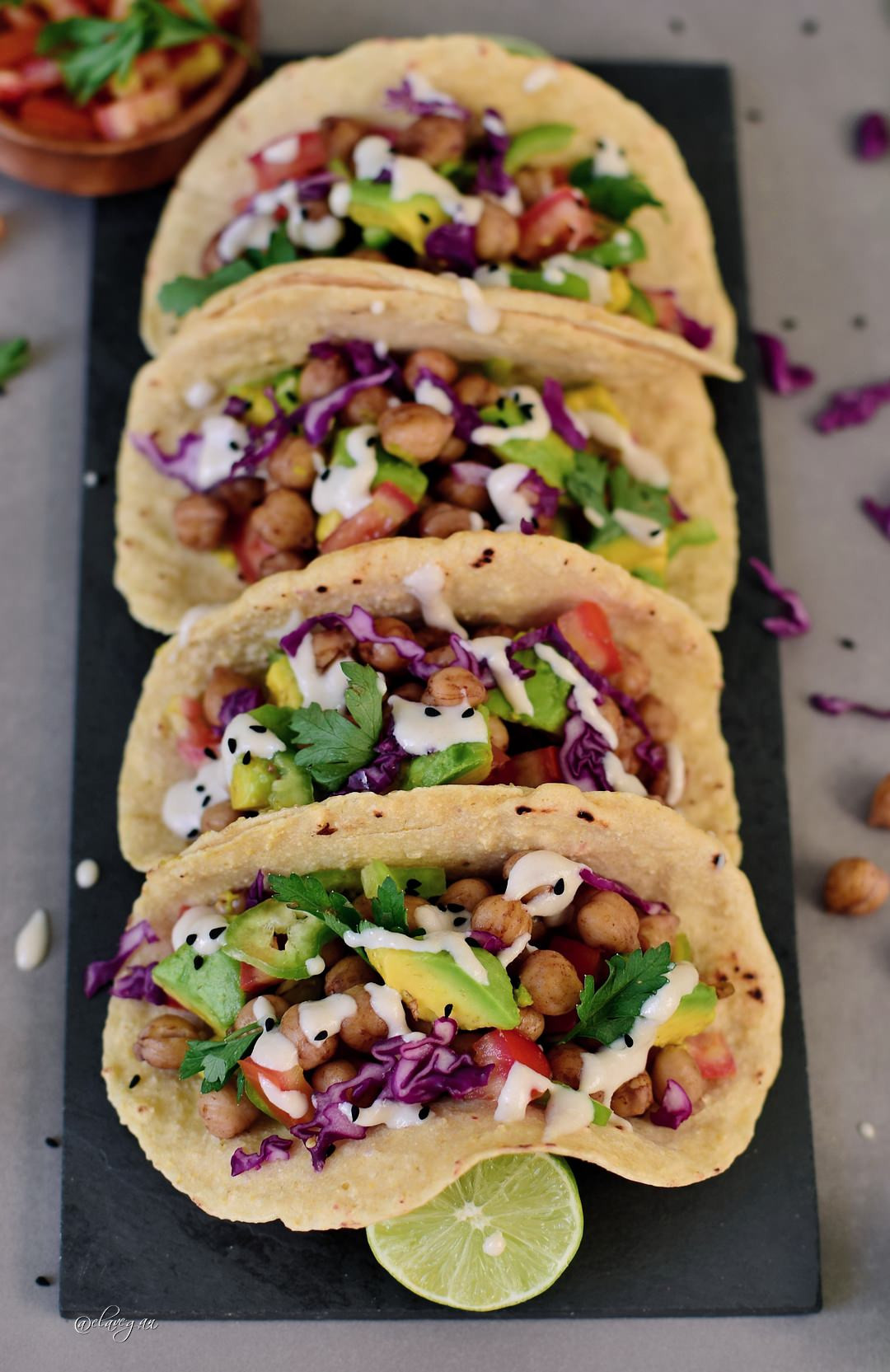 Dairy Free Vegetarian Recipes
 Vegan chickpea tacos