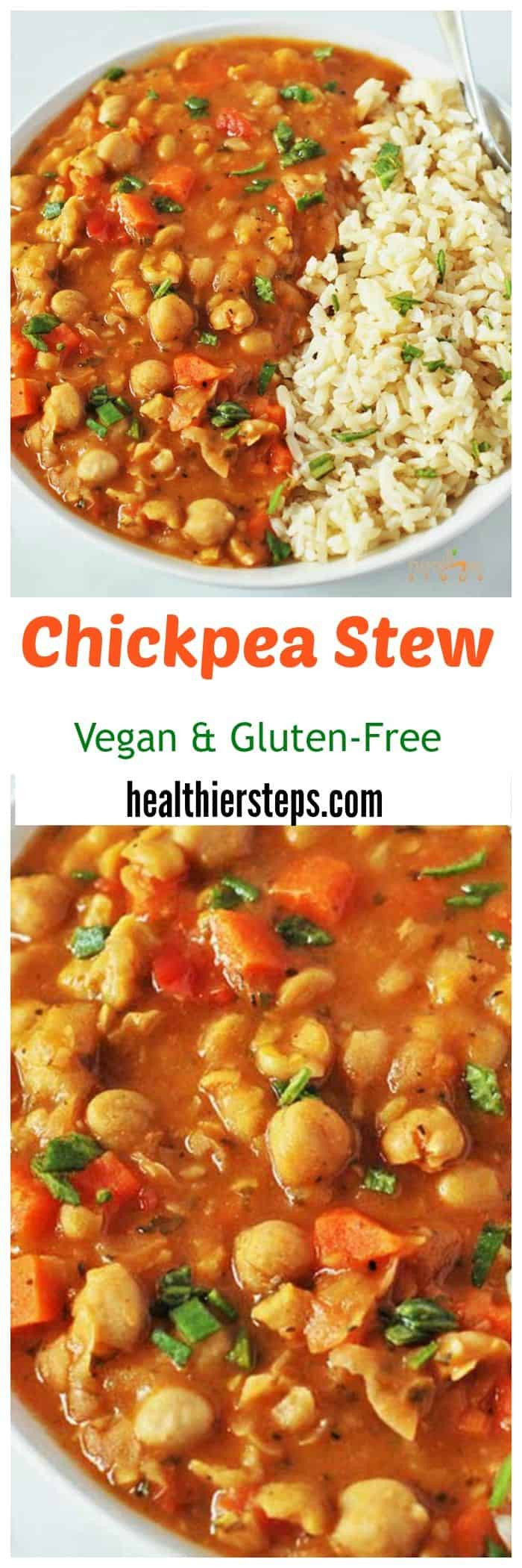 Dairy Free Vegetarian Recipes
 Chickpea Stew Vegan Gluten free