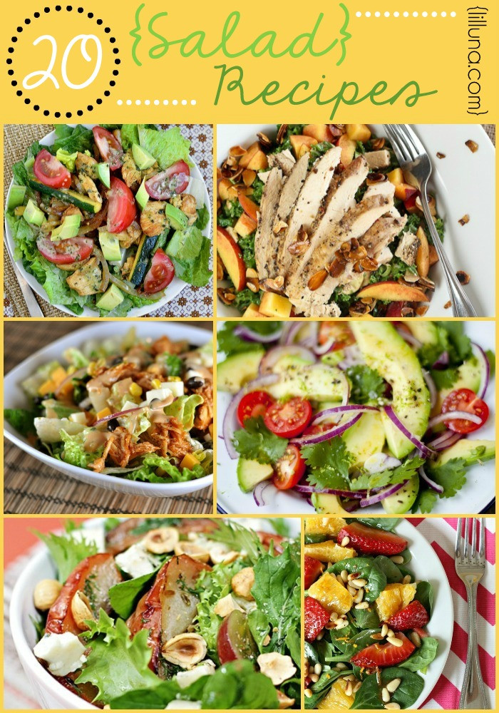Delicious Healthy Salads
 20 Delicious Salad Recipes