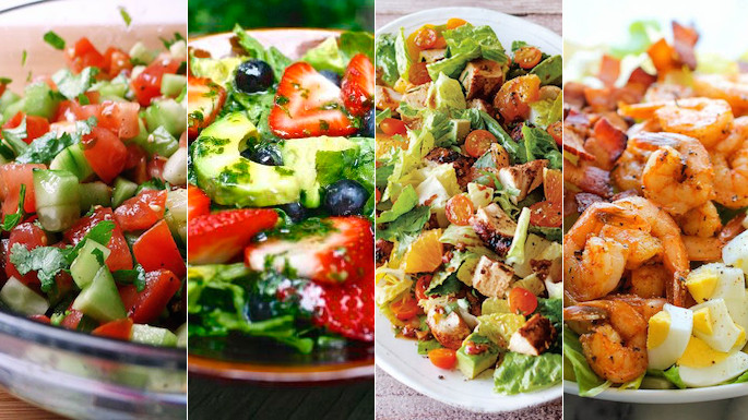 Delicious Healthy Salads
 4 Healthy and Delicious Summer Salads
