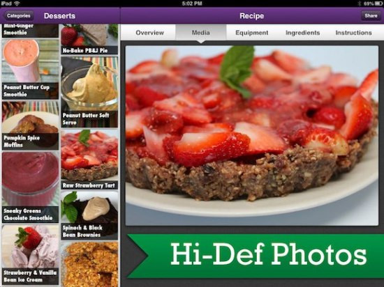 Delish Vegan Recipes
 Vegan Delish App Review and Giveaway Made To Glow