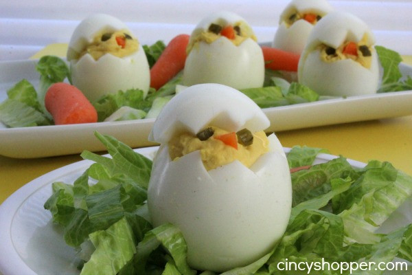 Deviled Eggs Easter Chicks
 Easter Chicks Deviled Eggs CincyShopper