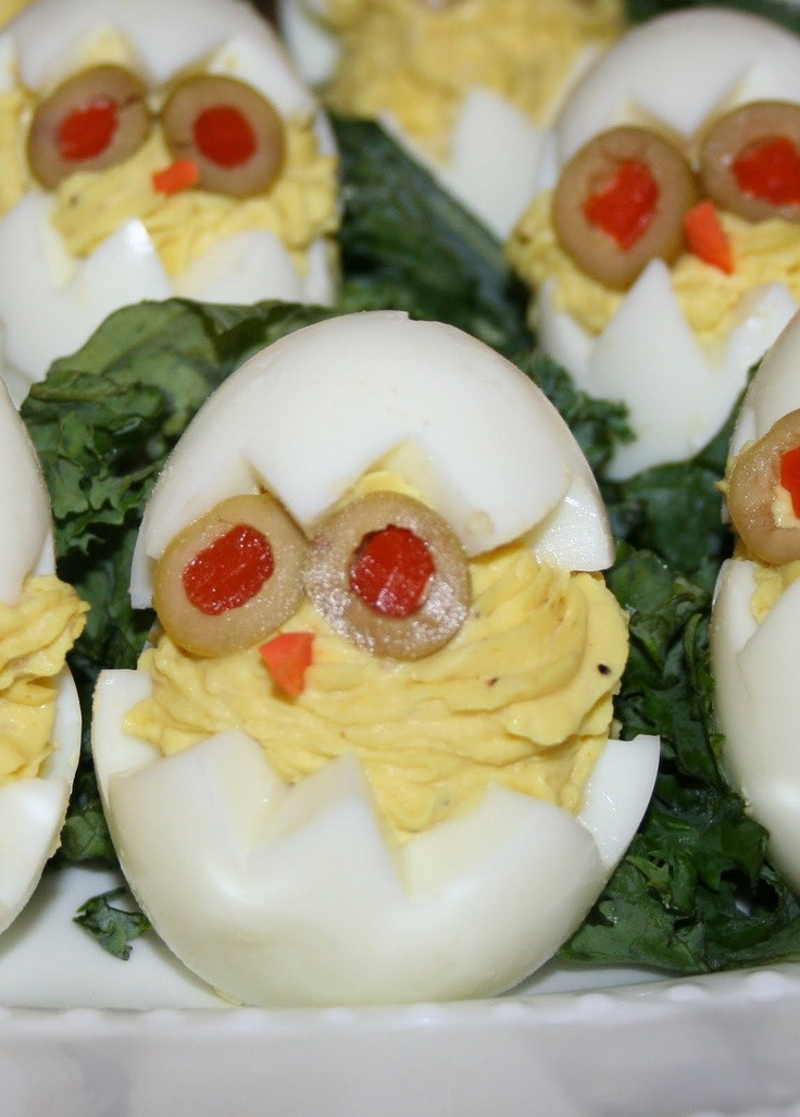 Deviled Eggs Easter Chicks
 Pinterest • The world’s catalog of ideas