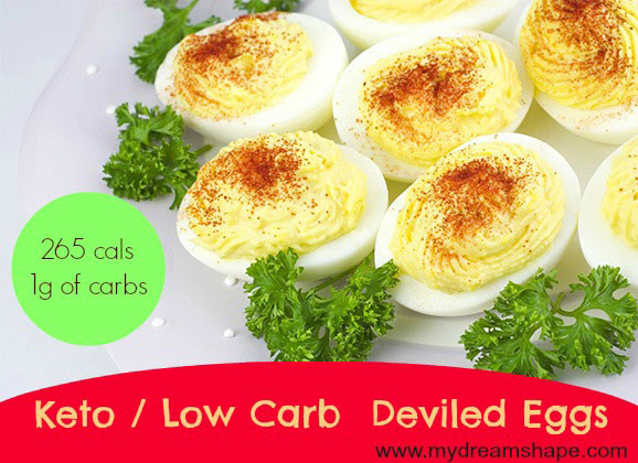 Deviled Eggs Low Carb
 Keto Deviled Eggs Low Carb My Dream Shape