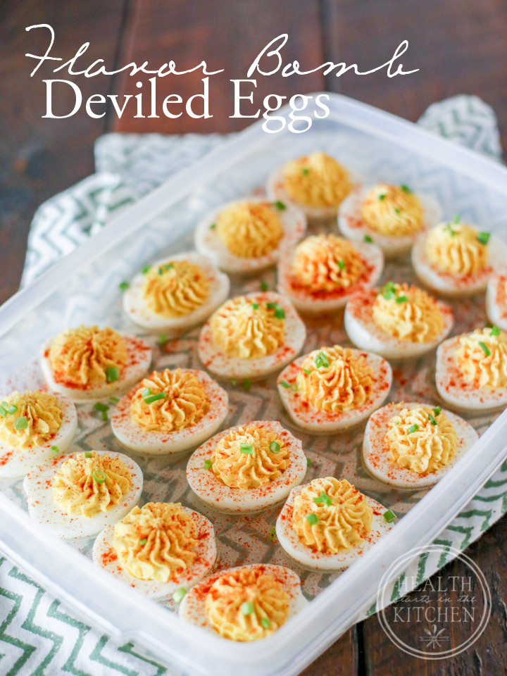 Deviled Eggs Low Carb
 Flavor BOMB Deviled Eggs Paleo Low Carb & Ve arian