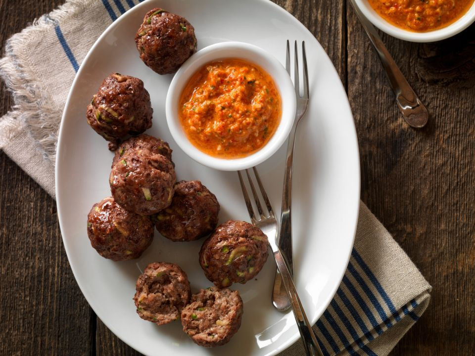 Diabetic Appetizer Recipes
 Beef and Zucchini Appetizer Meatballs