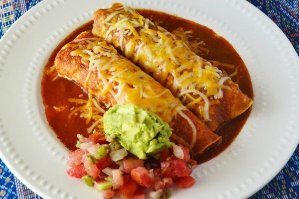 Diabetic Chicken Enchiladas
 Chicken Enchiladas with Red and Green Sauce for Diabetic