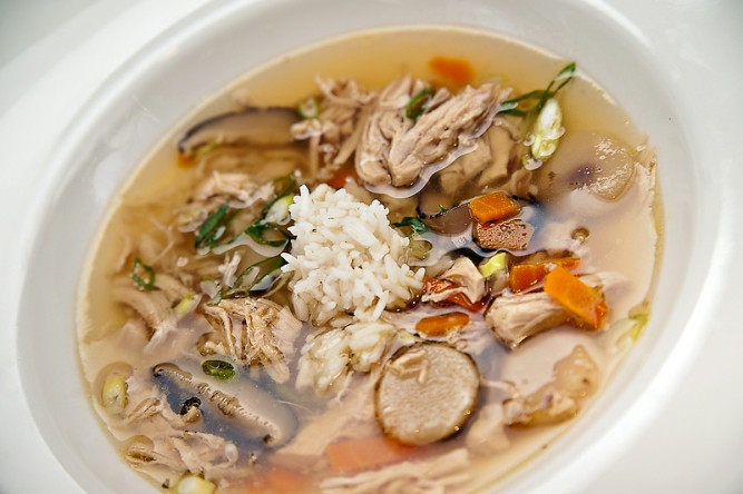 Diabetic Chicken Soup Recipes
 Diabetic Recipe Asian Soup with Shredded Chicken and Rice
