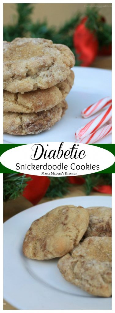 Diabetic Christmas Cookies
 Diabetic Snickerdoodle Cookies