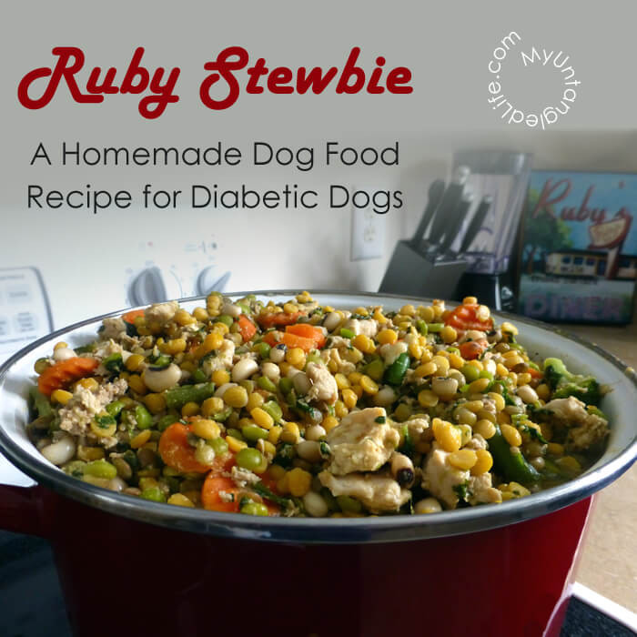 Diabetic Dog Treat Recipes
 Homemade Diabetic Dog Food Recipe Ruby Stewbie