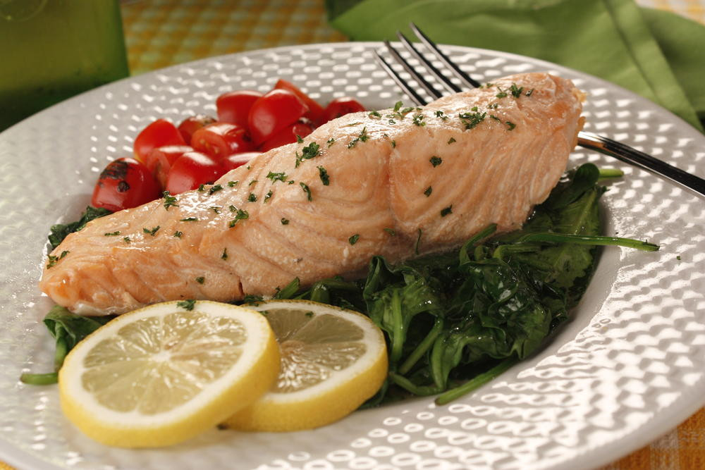 Diabetic Fish Recipes
 Salmon Florentine