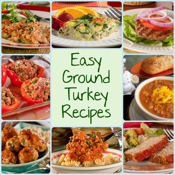 Diabetic Ground Turkey Recipes
 10 Easy Ground Turkey Recipes Chili Burgers Meatloaf
