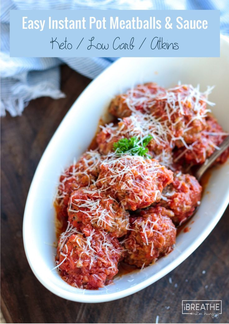 Diabetic Instant Pot Recipes
 How to Make Meatballs in the Instant Pot Low Carb