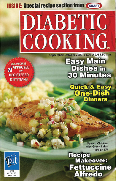 Diabetic Magazine Recipes
 Recipe Developer Nancy S Hughes