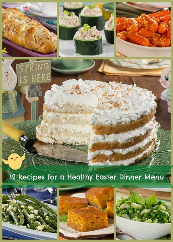 Diabetic Menu Recipes
 12 Recipes for a Healthy Easter Dinner Menu