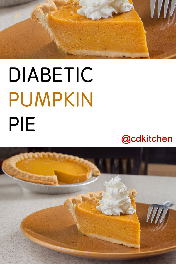 Diabetic Pumpkin Desserts
 Diabetic Pumpkin Pie Recipe