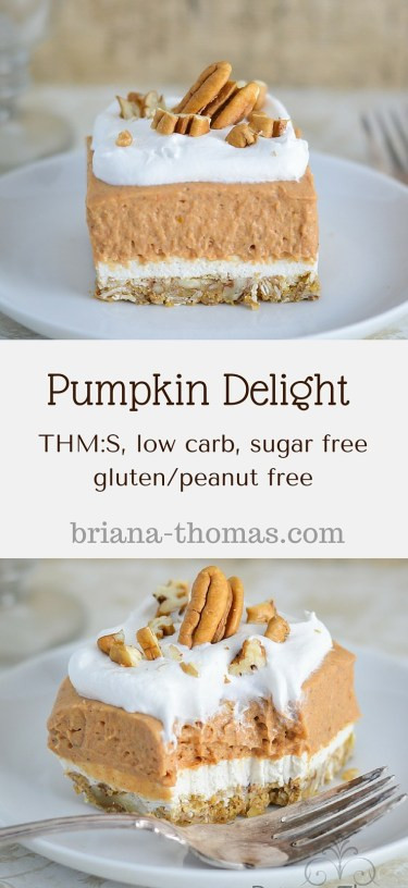 Diabetic Pumpkin Desserts
 Pumpkin Delight Briana Thomas