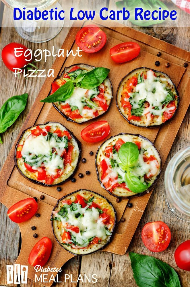 Diabetic Recipes Blog
 Diabetic Low Carb Recipe Eggplant Pizza