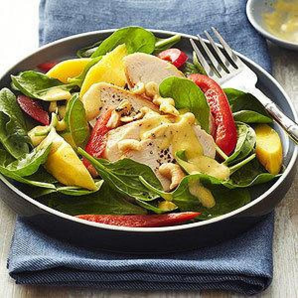 Diabetic Salads Recipe
 Diabetic Spinach Chicken Salad with Mango Dressing Recipe