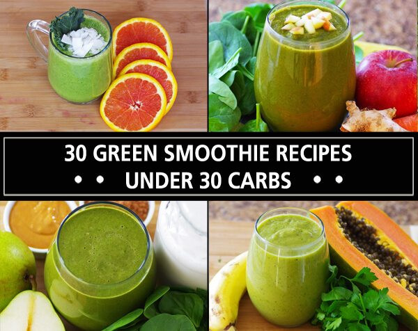 Diabetic Smoothies For Weight Loss
 30 Low Carb Green Smoothie Recipes 30g Carbs or Less