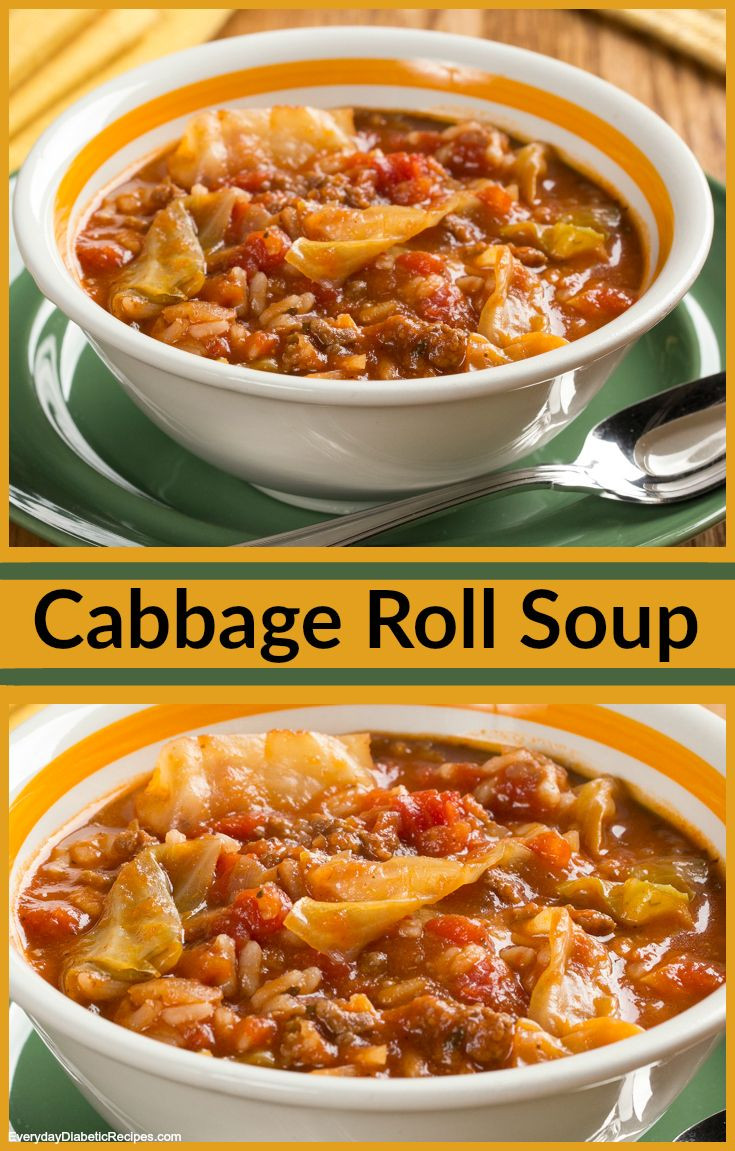 Diabetic Soup Recipes Slow Cooker
 Cabbage Roll Soup Recipe