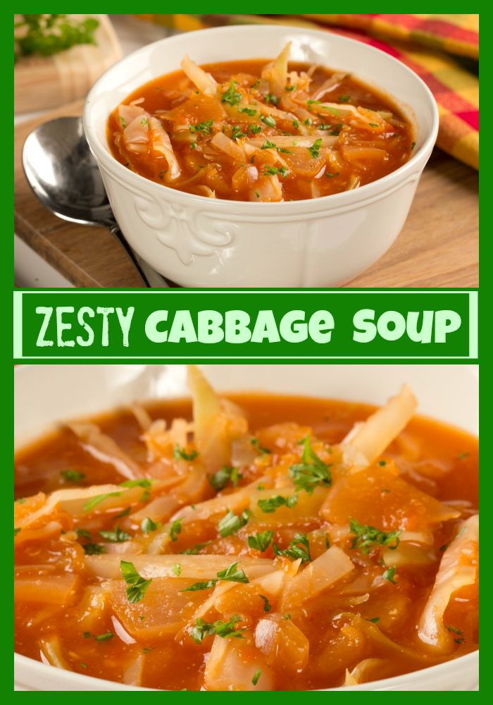 Diabetic Soups Recipes
 Zesty Cabbage Soup Recipe